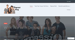 Desktop Screenshot of degrassiblog.com